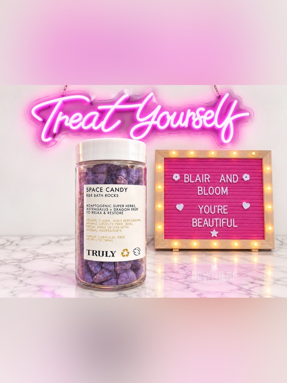 Truly Beauty Space Candy R&R Bath Rocks-DISCONTINUED-HARD TO FIND!